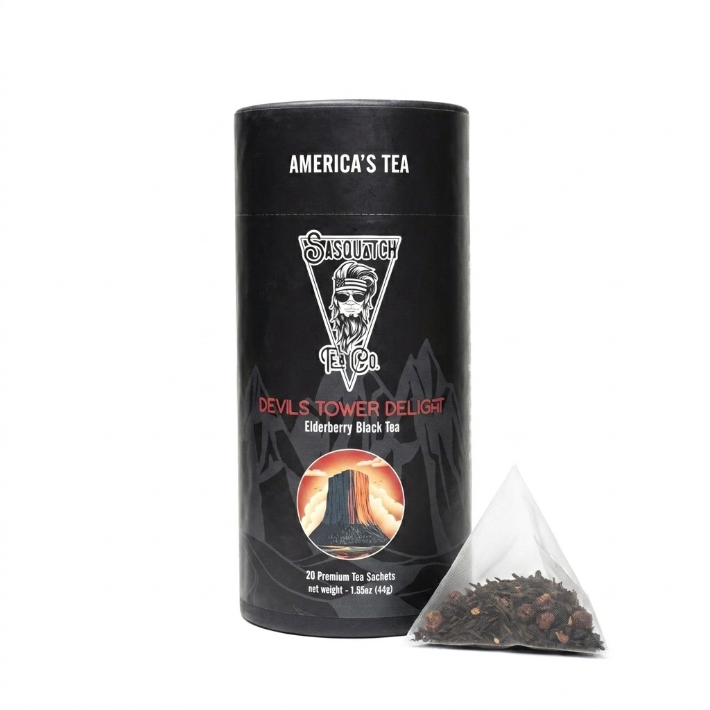 Devils Tower Delight (Elderberry Black Tea) – Sasquatch Tea Company